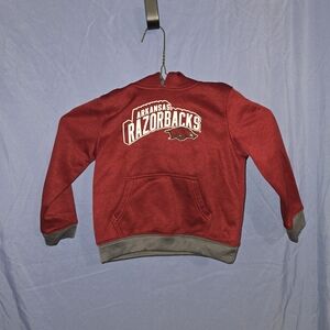 Russell Athletic Kids Red and Gray Arkansas Sweatshirt